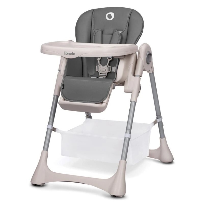 Lionelo - Silla de comedor para niños ZANNA gris