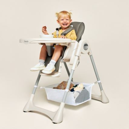 Lionelo - Silla de comedor para niños ZANNA gris