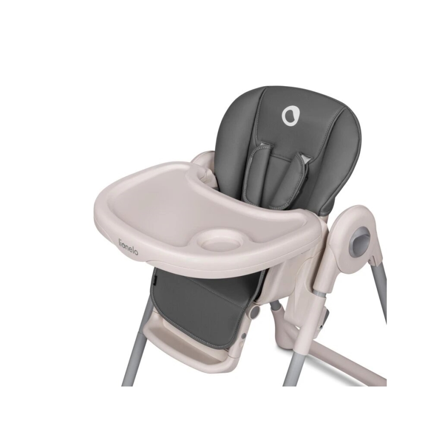 Lionelo - Silla de comedor para niños ZANNA gris