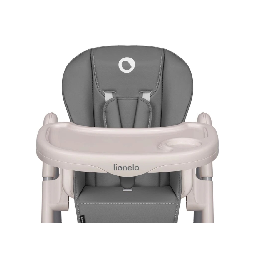 Lionelo - Silla de comedor para niños ZANNA gris