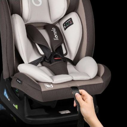 Lionelo - Silla para coche AART i-Tamaño 40-150 cm marrón/color crema