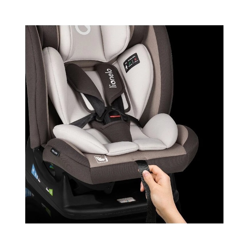Lionelo - Silla para coche AART i-Tamaño 40-150 cm marrón/color crema