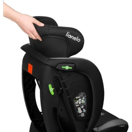 Lionelo - Silla para coche AART i-Tamaño 40-150 cm negro/gris