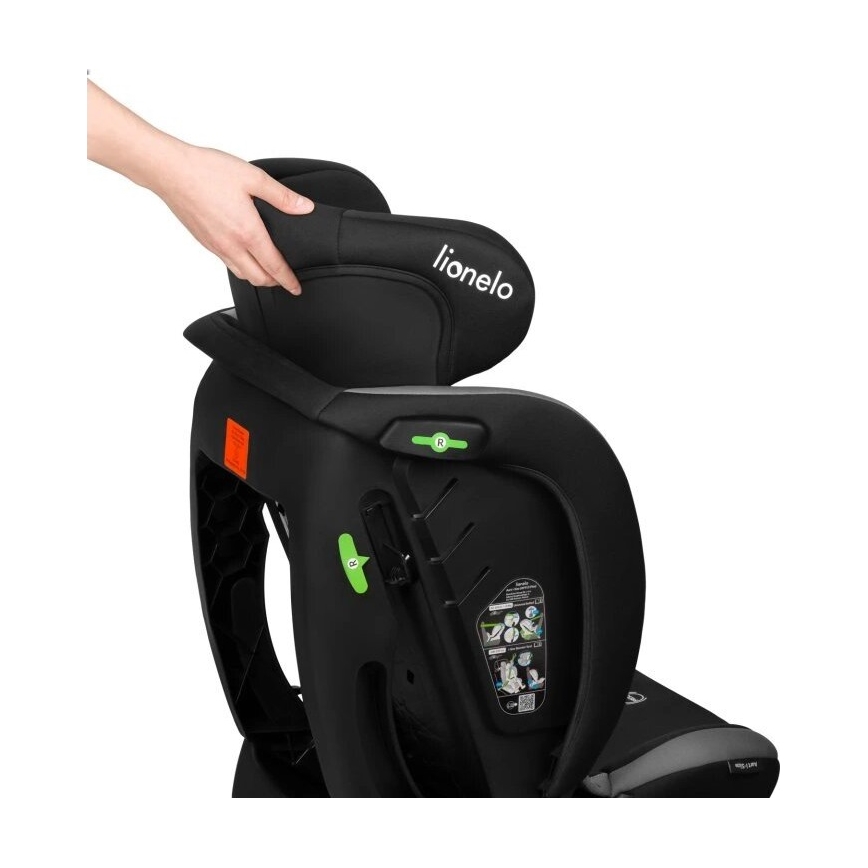 Lionelo - Silla para coche AART i-Tamaño 40-150 cm negro/gris