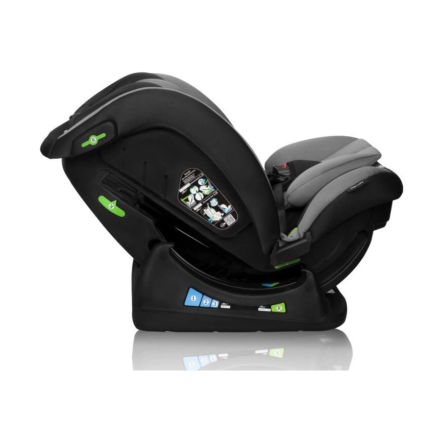 Lionelo - Silla para coche AART i-Tamaño 40-150 cm negro/gris