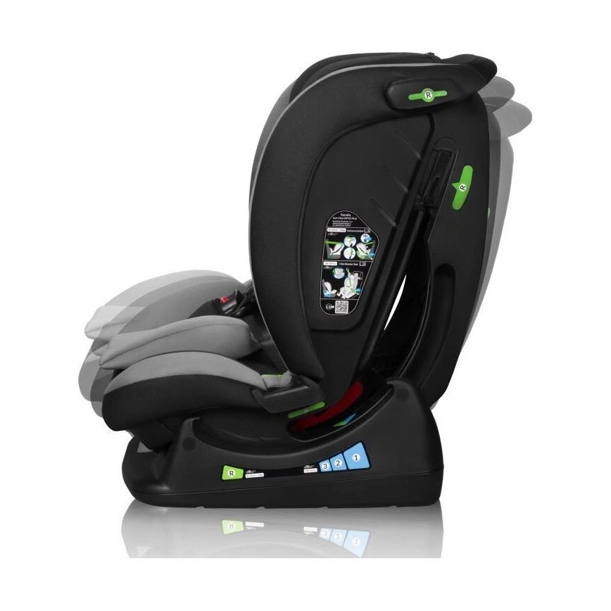 Lionelo - Silla para coche AART i-Tamaño 40-150 cm negro/gris