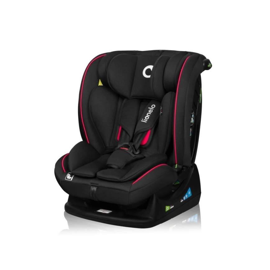 Lionelo - Silla para coche AART i-Tamaño 40-150 cm negro/rojo