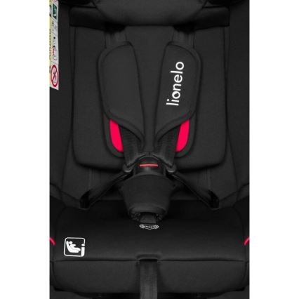 Lionelo - Silla para coche AART i-Tamaño 40-150 cm negro/rojo