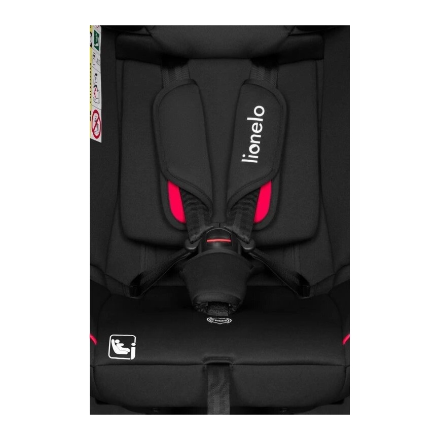 Lionelo - Silla para coche AART i-Tamaño 40-150 cm negro/rojo