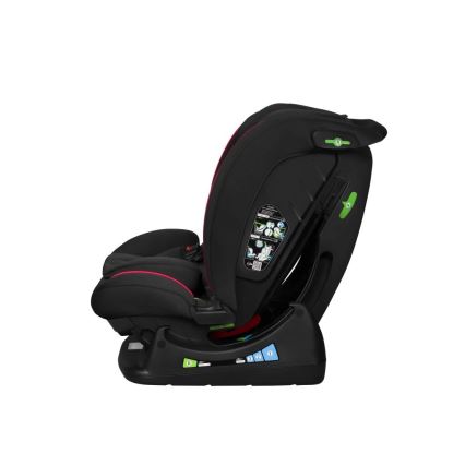 Lionelo - Silla para coche AART i-Tamaño 40-150 cm negro/rojo