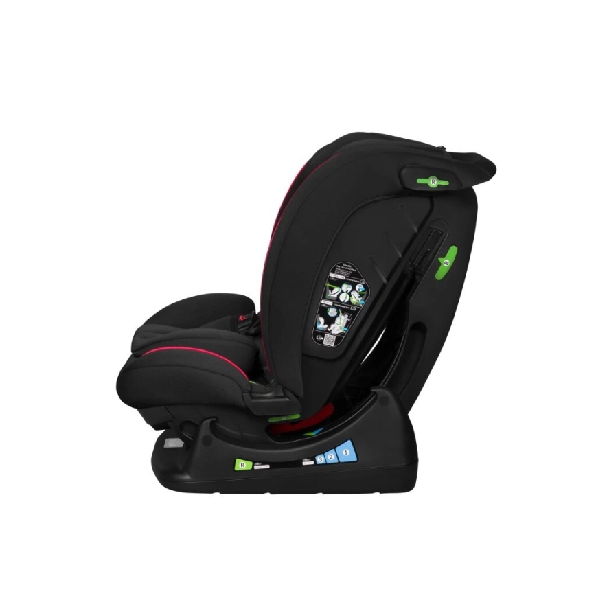 Lionelo - Silla para coche AART i-Tamaño 40-150 cm negro/rojo