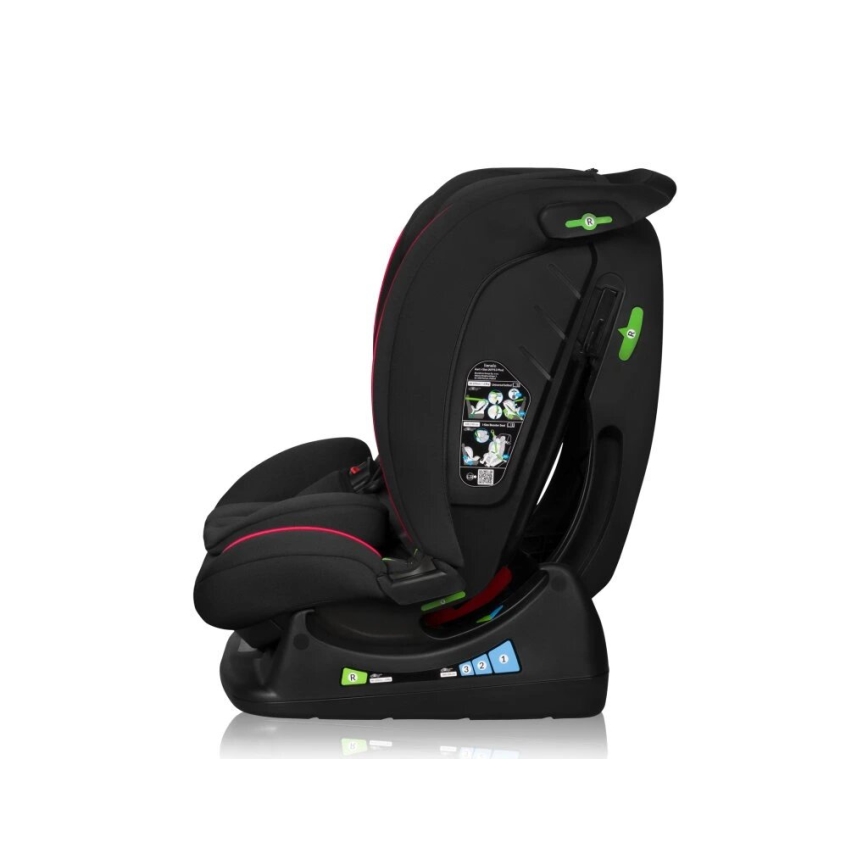 Lionelo - Silla para coche AART i-Tamaño 40-150 cm negro/rojo