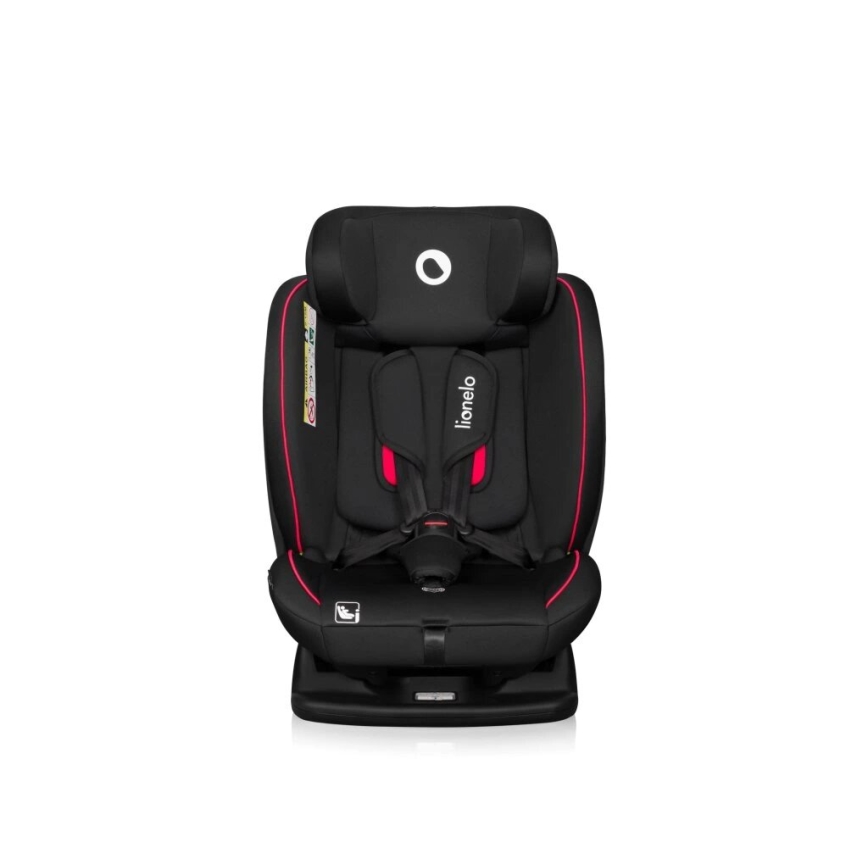 Lionelo - Silla para coche AART i-Tamaño 40-150 cm negro/rojo