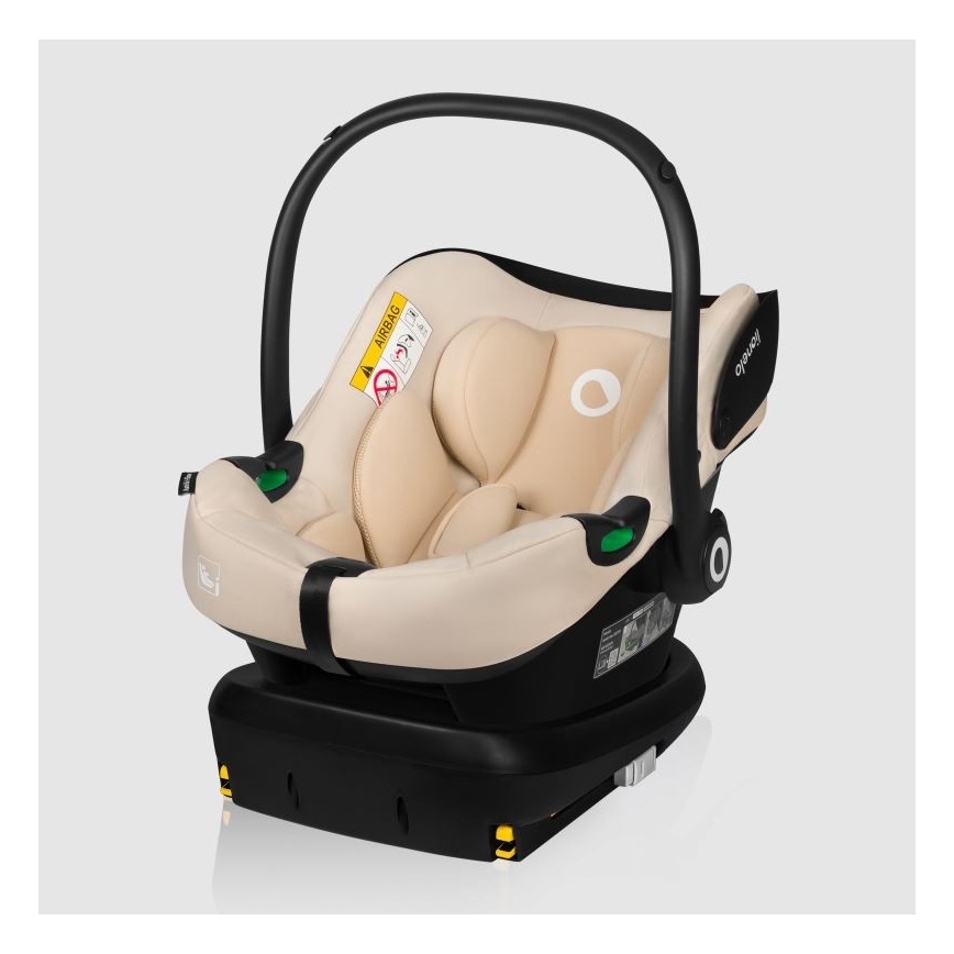 Lionelo - Silla para coche ASTRID i-Tamaño 40-87 cm beige