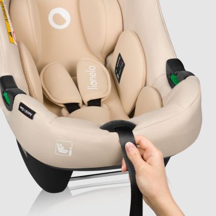 Lionelo - Silla para coche ASTRID i-Tamaño 40-87 cm beige
