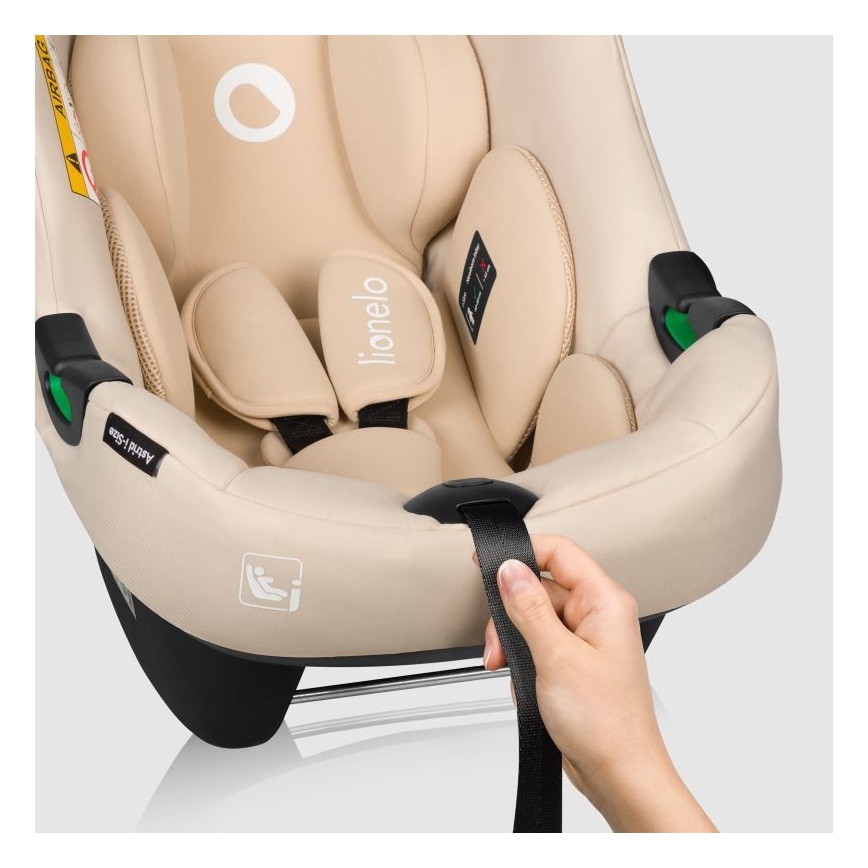 Lionelo - Silla para coche ASTRID i-Tamaño 40-87 cm beige