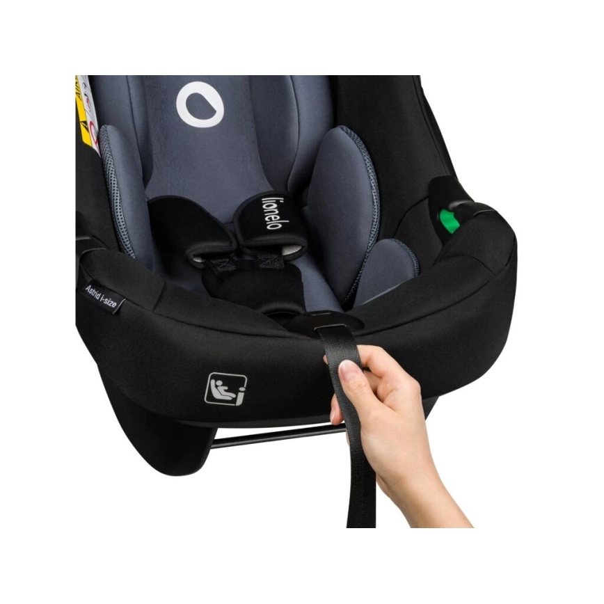 Lionelo - Silla para coche ASTRID i-Tamaño 40-87 cm negro