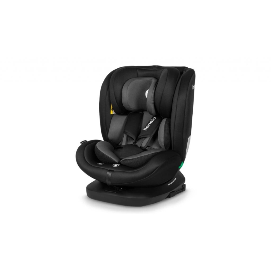 Lionelo - Silla para coche BASTIAAN i-Tamaño 40-150 cm negro/gris