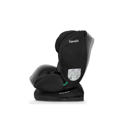 Lionelo - Silla para coche BASTIAAN i-Tamaño 40-150 cm negro