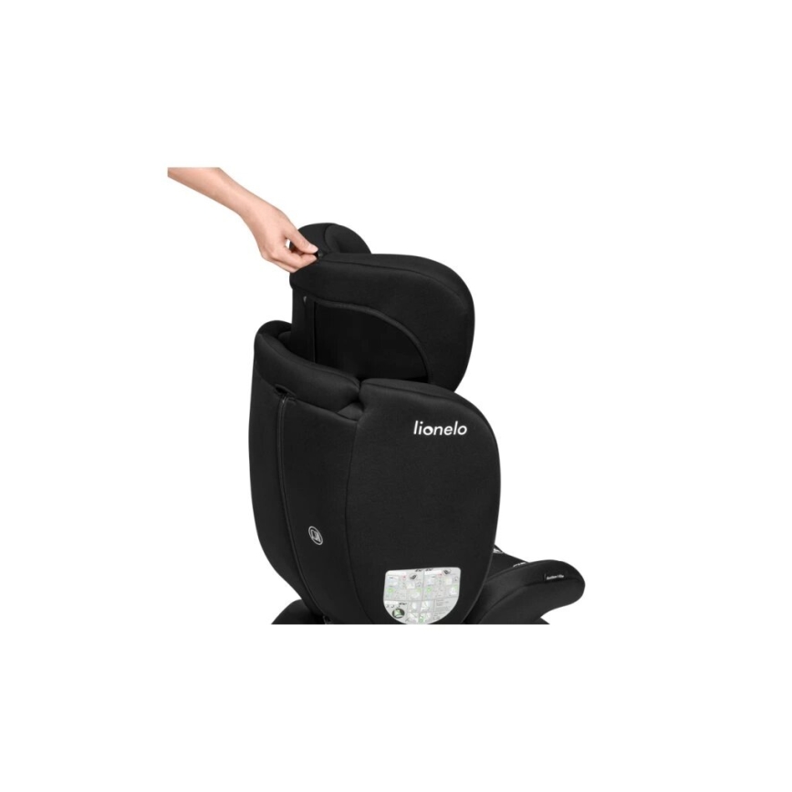 Lionelo - Silla para coche BASTIAAN i-Tamaño 40-150 cm negro