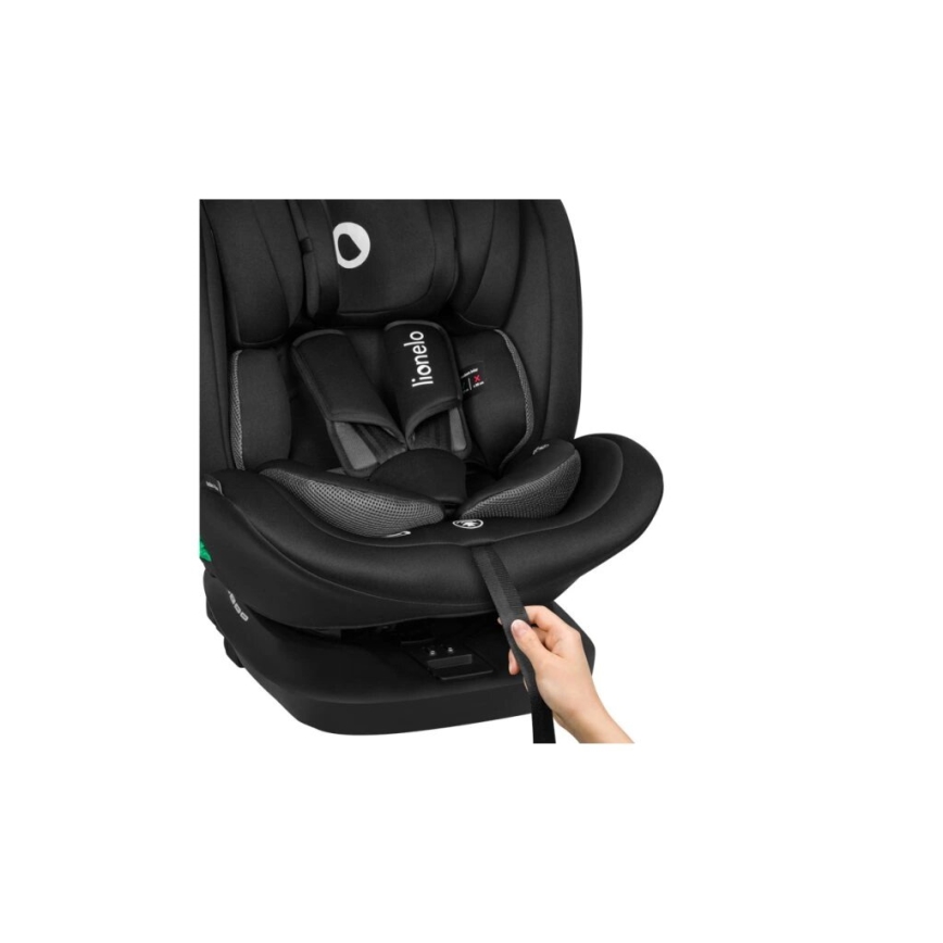 Lionelo - Silla para coche BASTIAAN i-Tamaño 40-150 cm negro