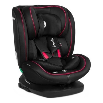 Lionelo - Silla para coche BASTIAAN i-Tamaño 40-150 cm negro/rojo