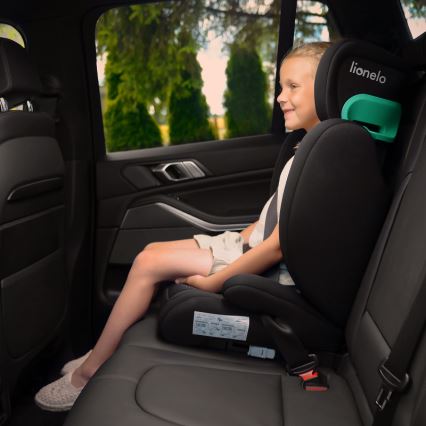Lionelo - Silla para coche HUGO i-Tamaño 100-150 cm negro/gris