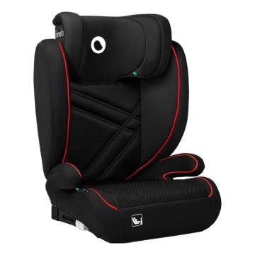 Lionelo - Silla para coche HUGO i-Tamaño 100-150 cm negro/rojo