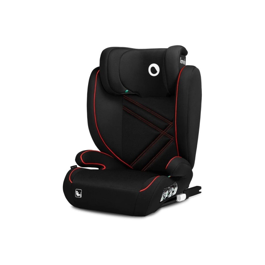 Lionelo - Silla para coche HUGO i-Tamaño 100-150 cm negro/rojo