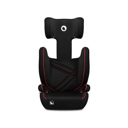 Lionelo - Silla para coche HUGO i-Tamaño 100-150 cm negro/rojo