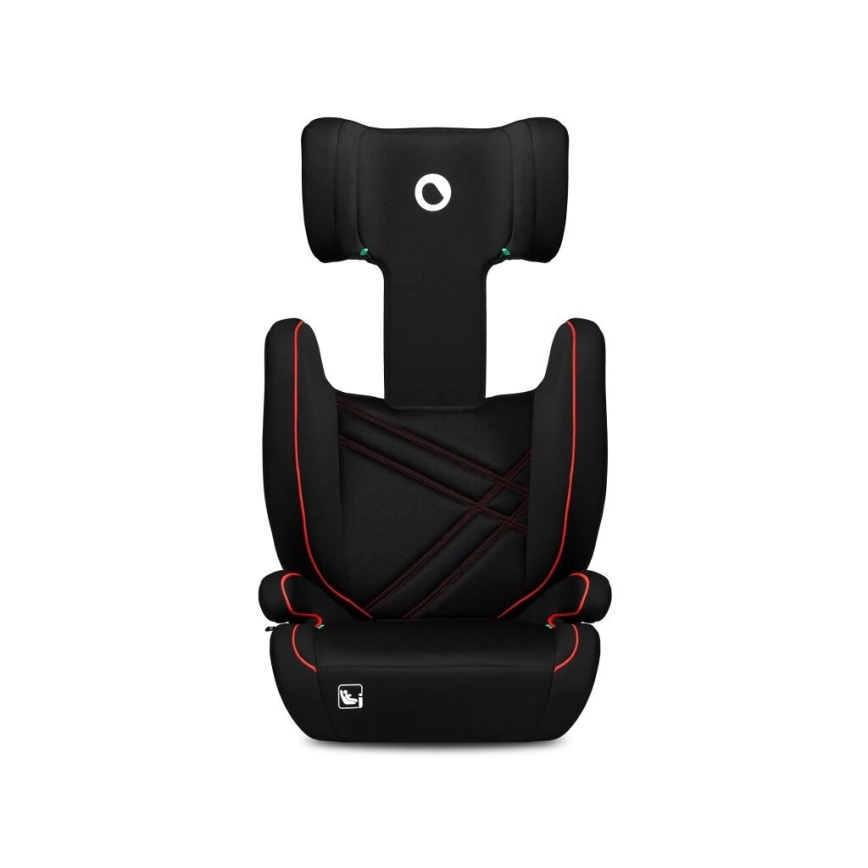 Lionelo - Silla para coche HUGO i-Tamaño 100-150 cm negro/rojo
