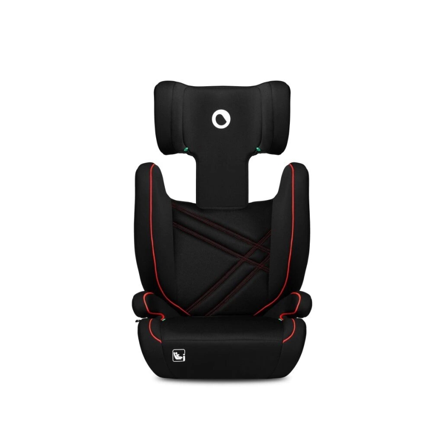 Lionelo - Silla para coche HUGO i-Tamaño 100-150 cm negro/rojo