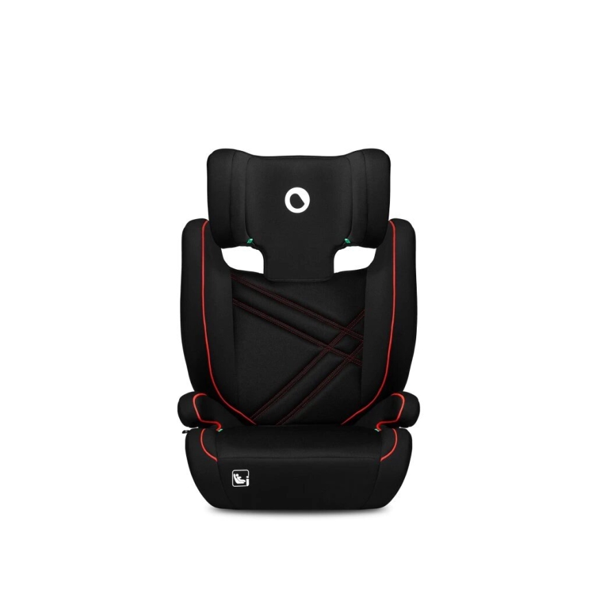 Lionelo - Silla para coche HUGO i-Tamaño 100-150 cm negro/rojo