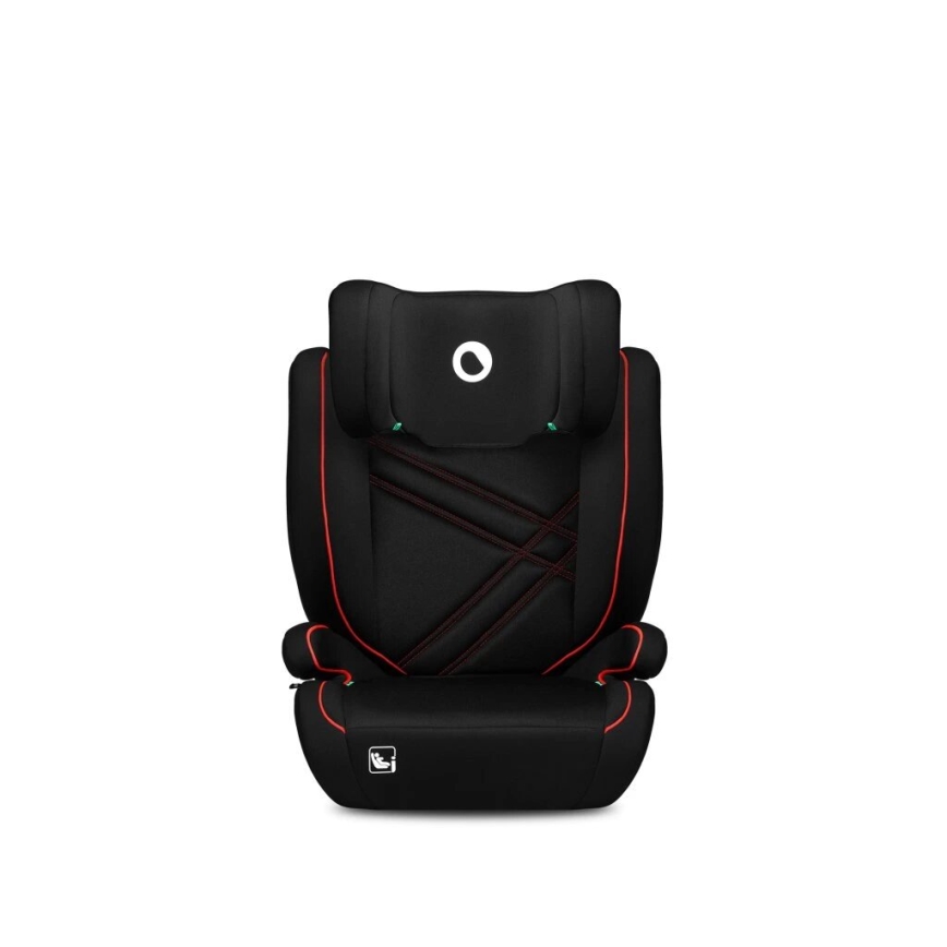 Lionelo - Silla para coche HUGO i-Tamaño 100-150 cm negro/rojo