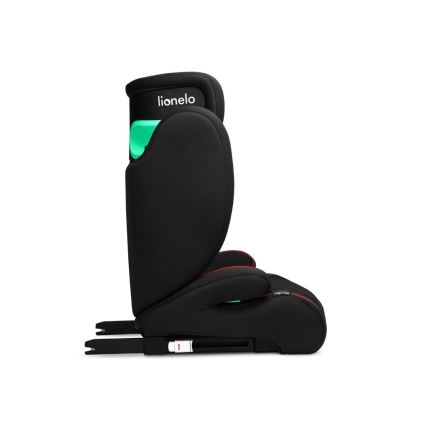 Lionelo - Silla para coche HUGO i-Tamaño 100-150 cm negro/rojo