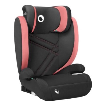 Lionelo - Silla para coche HUGO i-Tamaño 100-150 cm negro/rosa