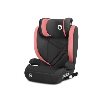 Lionelo - Silla para coche HUGO i-Tamaño 100-150 cm negro/rosa