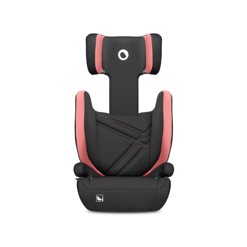 Lionelo - Silla para coche HUGO i-Tamaño 100-150 cm negro/rosa