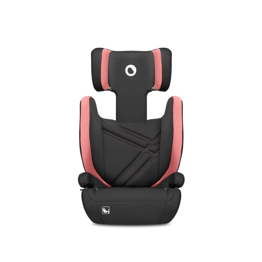 Lionelo - Silla para coche HUGO i-Tamaño 100-150 cm negro/rosa