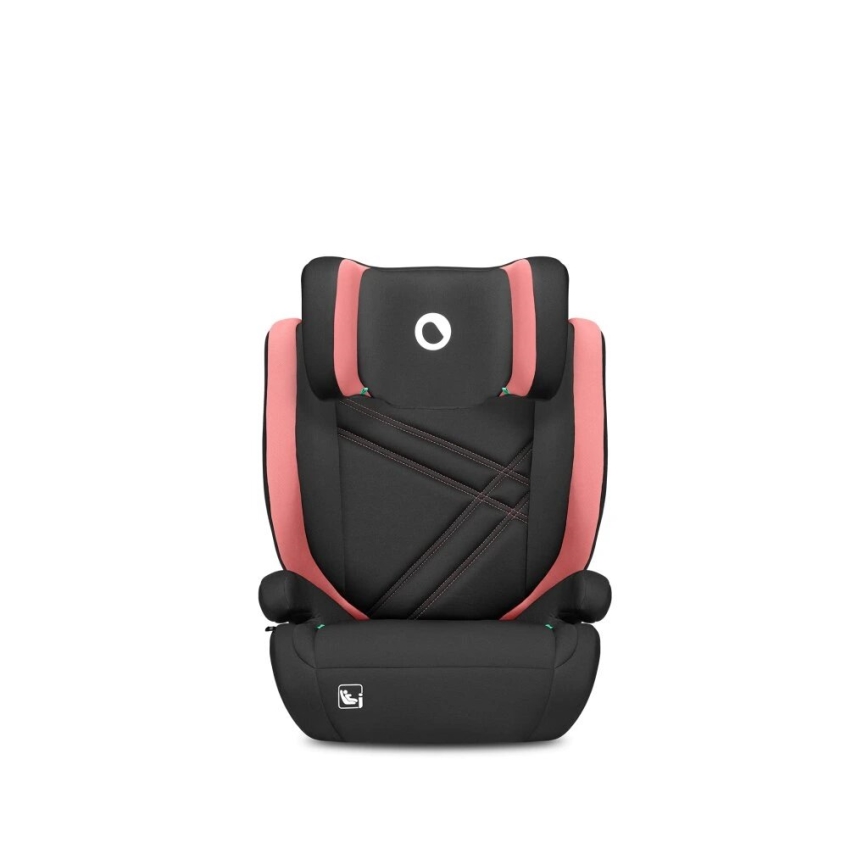 Lionelo - Silla para coche HUGO i-Tamaño 100-150 cm negro/rosa