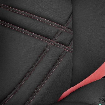 Lionelo - Silla para coche HUGO i-Tamaño 100-150 cm negro/rosa