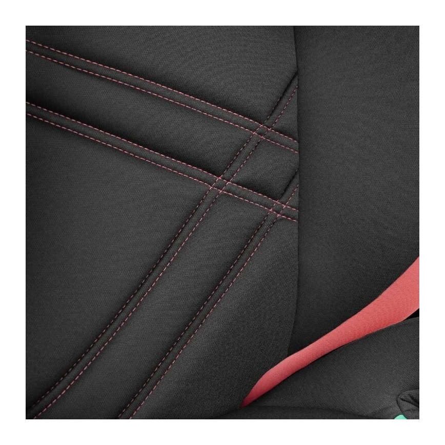 Lionelo - Silla para coche HUGO i-Tamaño 100-150 cm negro/rosa