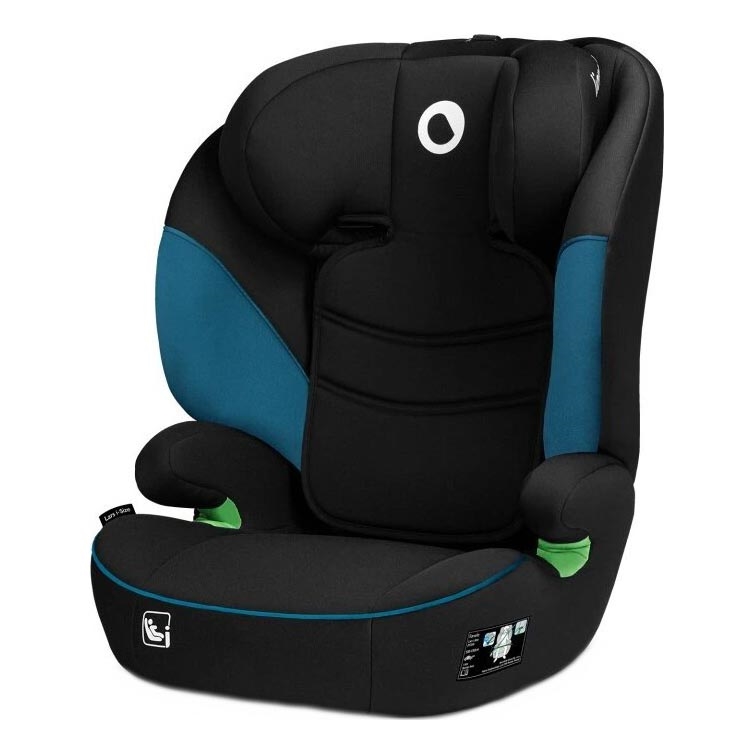 Lionelo - Silla para coche LARS i-Tamaño 100-150 cm negro/azul