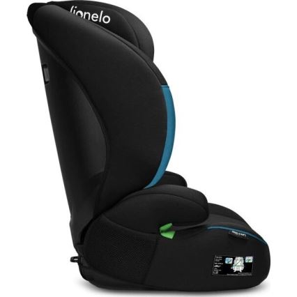 Lionelo - Silla para coche LARS i-Tamaño 100-150 cm negro/azul