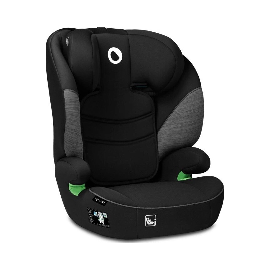 Lionelo - Silla para coche LARS i-Tamaño 100-150 cm negro