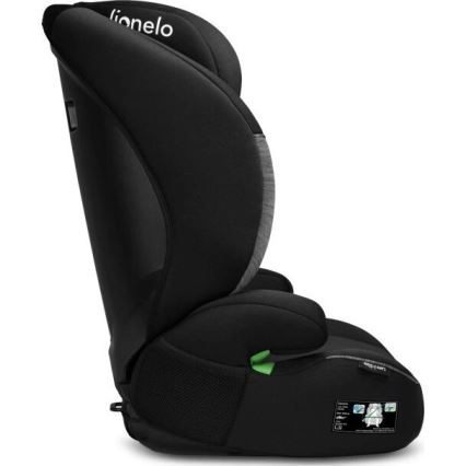 Lionelo - Silla para coche LARS i-Tamaño 100-150 cm negro