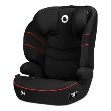 Lionelo - Silla para coche LARS i-Tamaño 100-150 cm negro/rojo