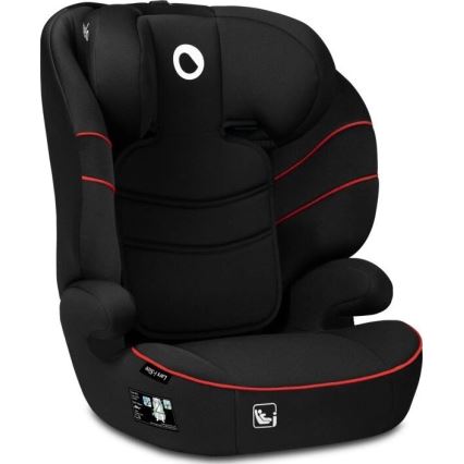 Lionelo - Silla para coche LARS i-Tamaño 100-150 cm negro/rojo