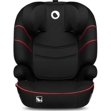 Lionelo - Silla para coche LARS i-Tamaño 100-150 cm negro/rojo