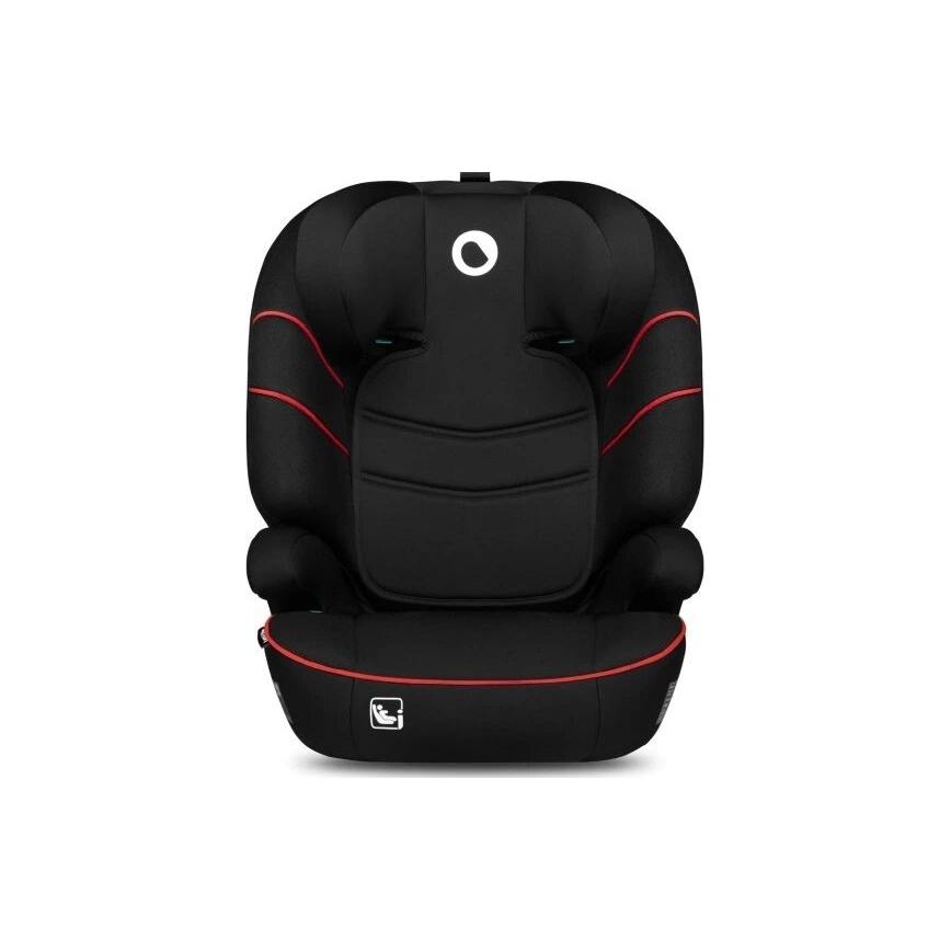 Lionelo - Silla para coche LARS i-Tamaño 100-150 cm negro/rojo
